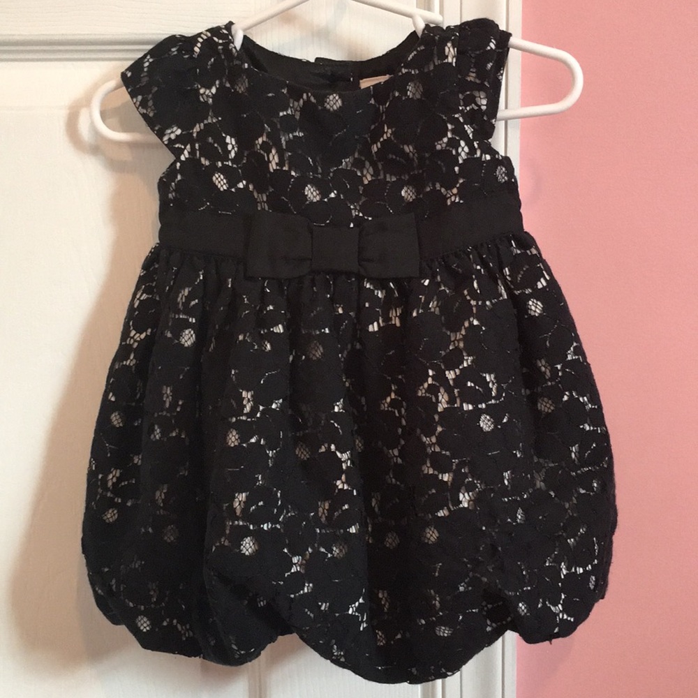 Black lace dress